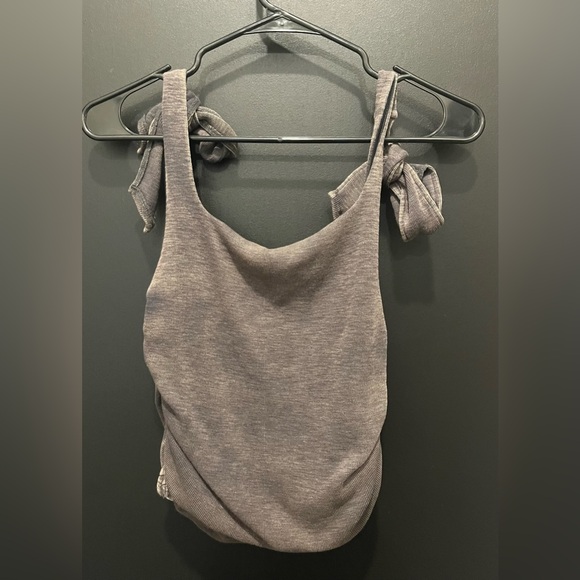 Free People ribbed shoulder tie Tank…. - Picture 11 of 15